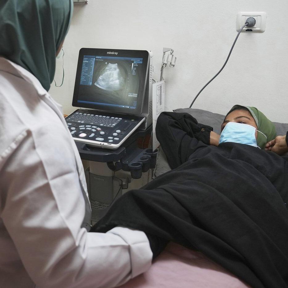 A pregnant woman in Gaza’s ruins fears for her baby under Israel’s blockade